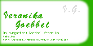 veronika goebbel business card